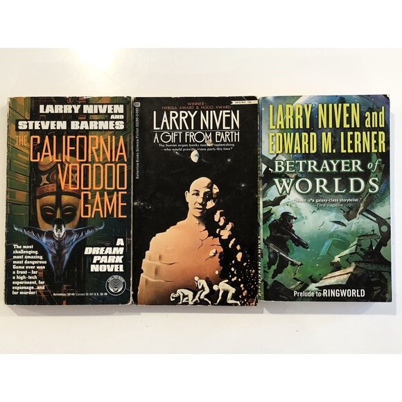 Lot of 19 Larry Niven Fantasy Science Fiction Paperback & Hardcover Books - Picture 3 of 7